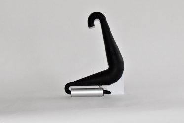 Tuned stainless steel exhaust without elbow  F-LIGHT 200