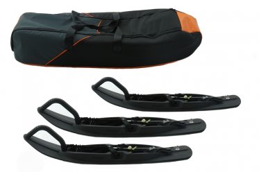 Ski for trike - set, black colour